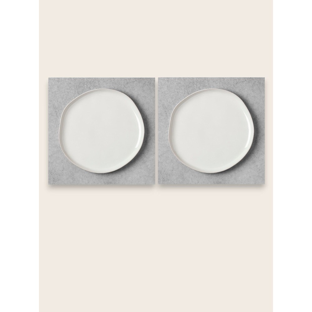 10.5" Stoneware Dinner‎ Plate Set of 2 Cream - Hearth & Hand Magnolia Target
